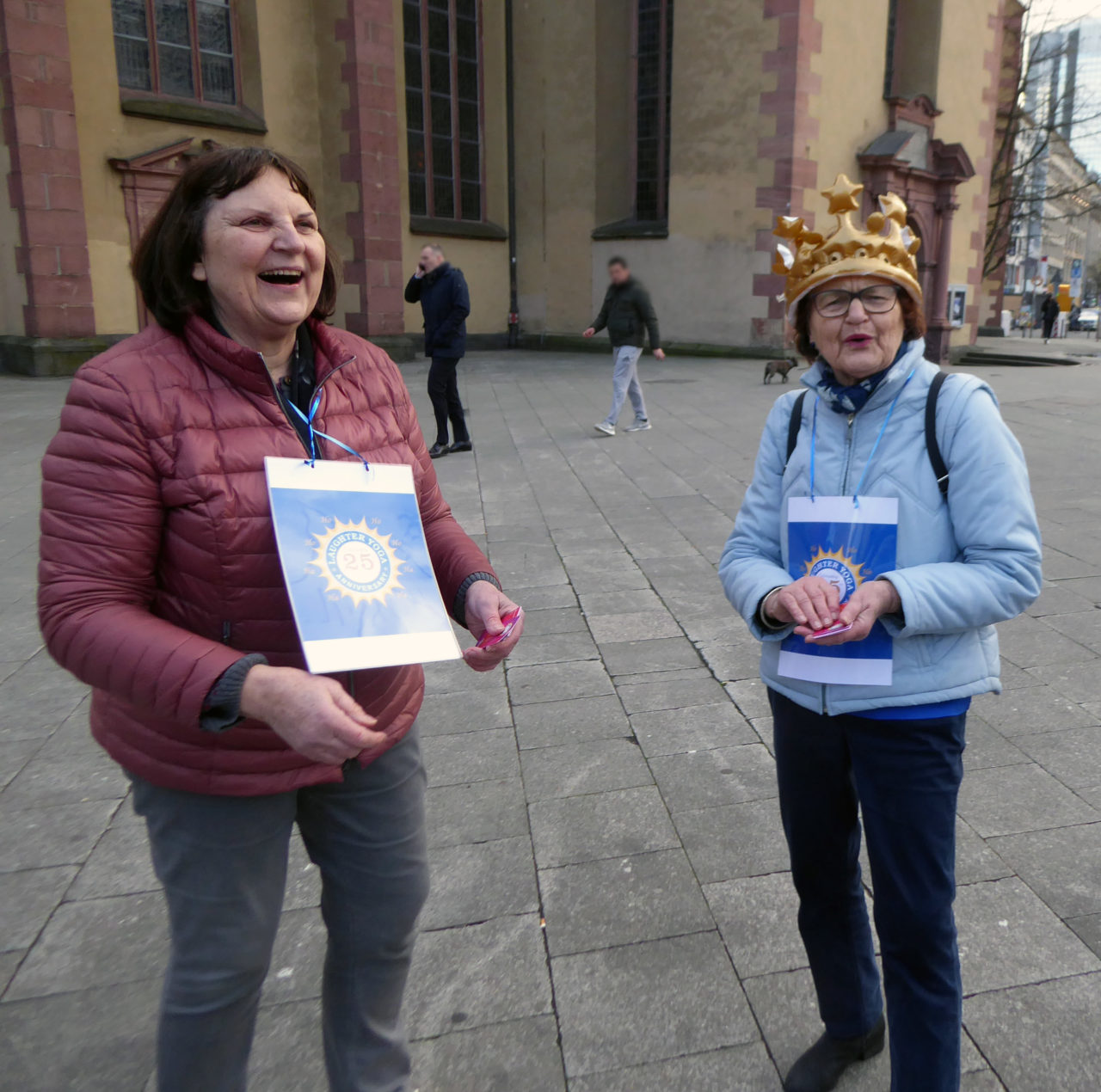 25 Jahre Lachyoga 13.3.2020 Frankfurt Hauptwache