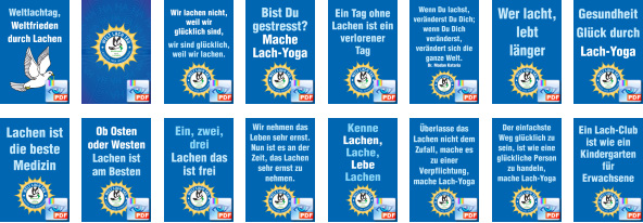 Plakate Weltlachtag