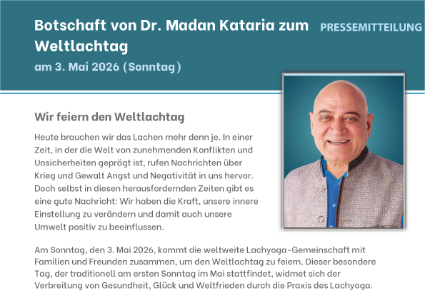 Weltlachtagbotschaft 2026